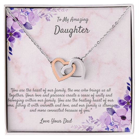 To My Daughter - You Are The Heart Of Our Family